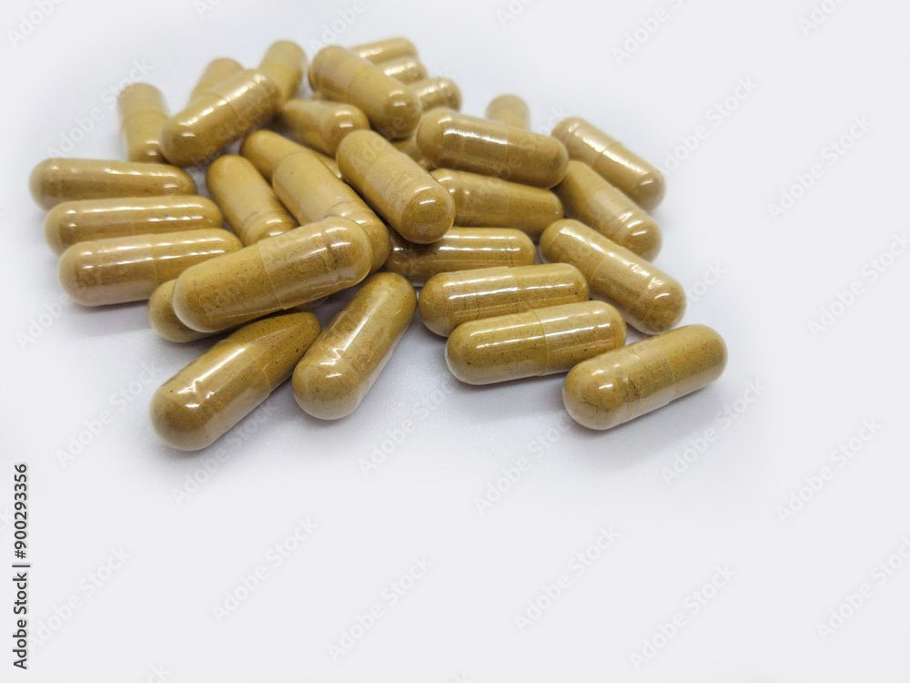pills isolated on white