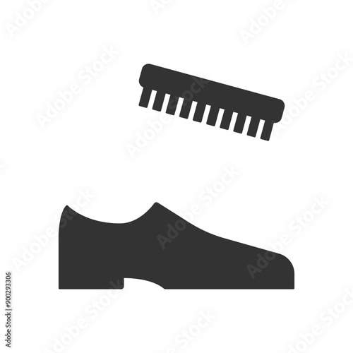 Shoeshiner icon. Public information symbol modern, simple, vector, icon for website design, mobile app, ui. Vector Illustration