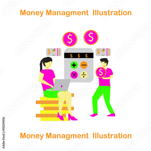 Money Managment Illustration