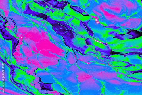 Liquid, metallic and rocky psychedelic background.