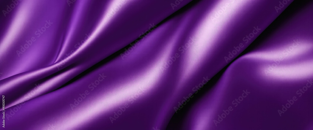 Fototapeta premium Luxury Purple satin smooth fabric background