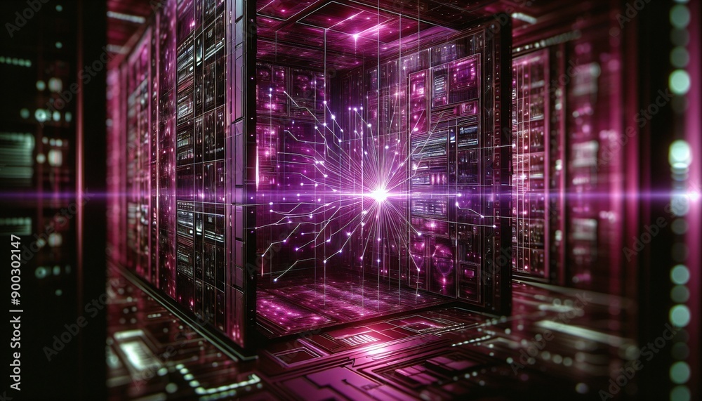 Obraz premium cyber security wallpaper