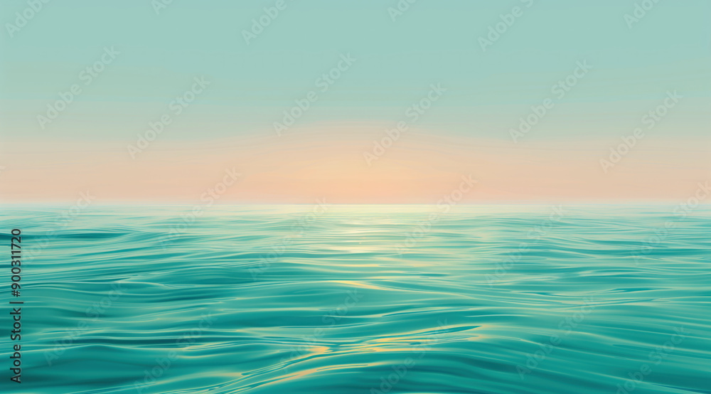 Obraz premium blue sky and calm sea