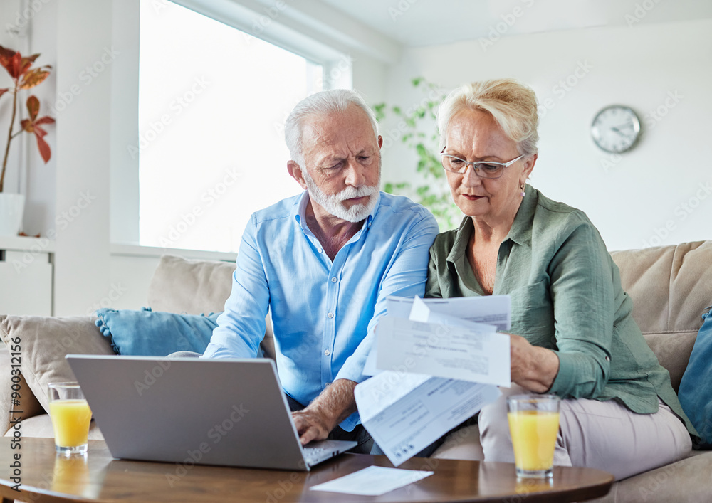 woman man senior bill finance retirement couple home document laptop wife computer budget elderly together mature old retired paperwork tax woman man senior bill finance retirement couple home document laptop wife computer budget elderly together mature old retired paperwork tax
