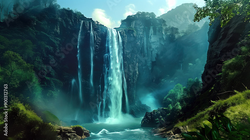 Waterfall in the forest