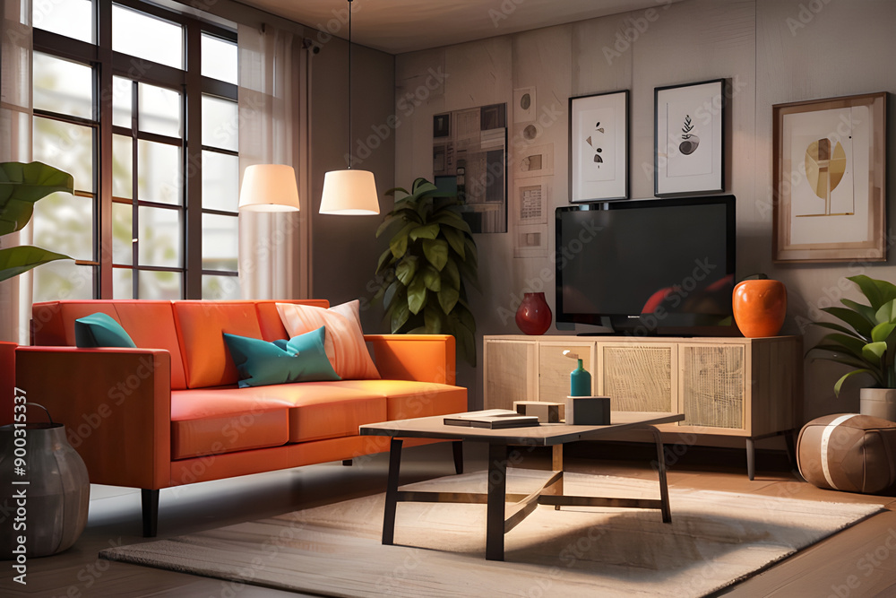 Fototapeta premium modern living room