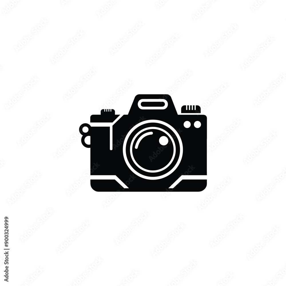 Focus Frame Elegant Camera Vector Silhouette Focus Frame Elegant Camera Vector Silhouette