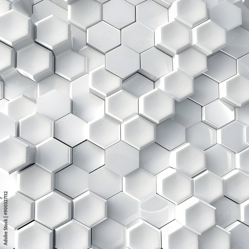 A white background with an array of hexagons in varying sizes, creating geometric patterns that evoke the feel and look of data visualization or computer graphics A white background with an array of hexagons in varying sizes, creating geometric patterns that evoke the feel and look of data visualization or computer graphics