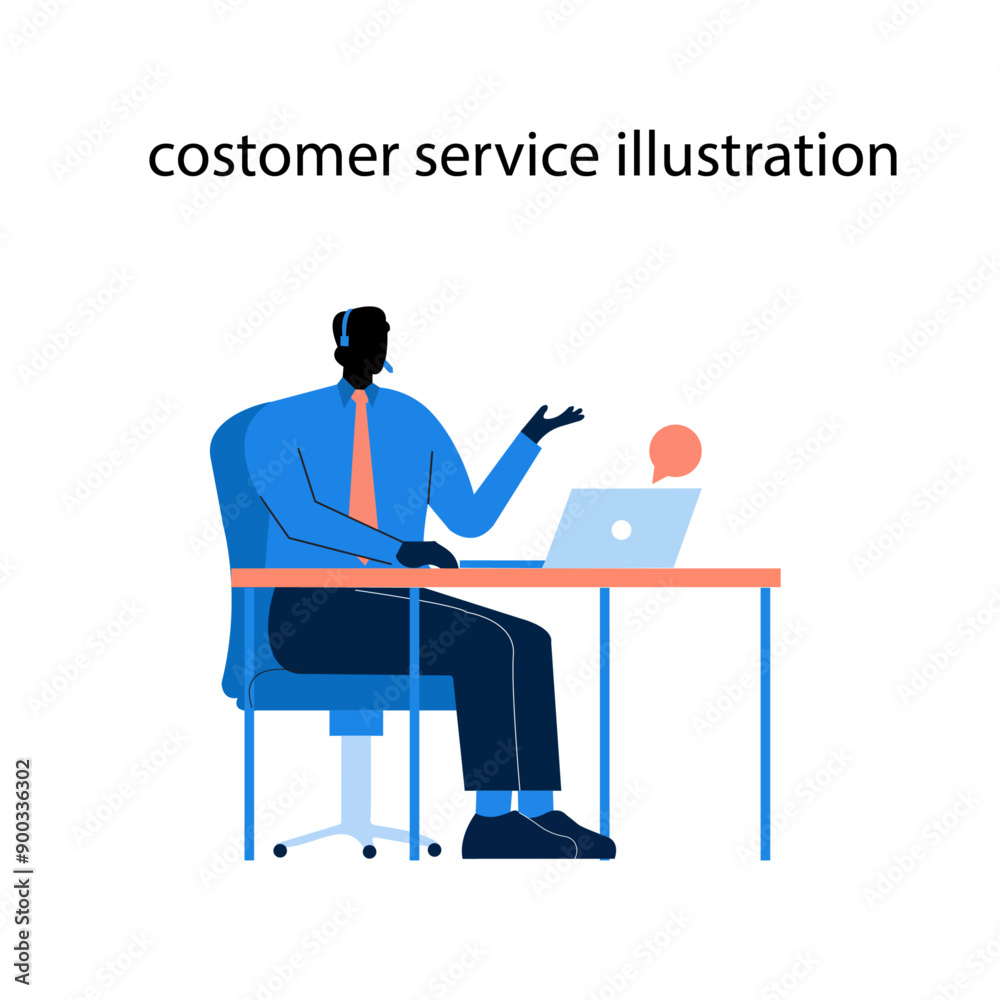 costomer service illustration costomer service illustration