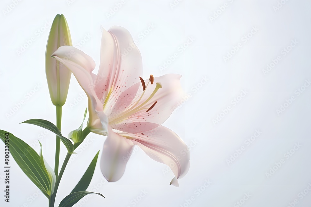 Pink Lily in Bloom Pink Lily in Bloom