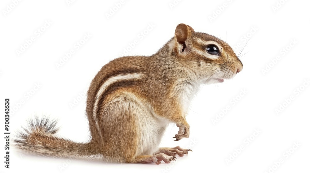 a chipmunk isolated on white background a chipmunk isolated on white background