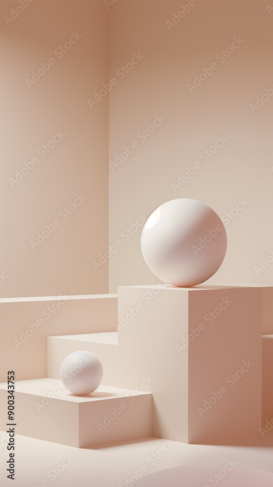 Minimalist Geometric Spheres on Platforms Minimalist Geometric Spheres on Platforms