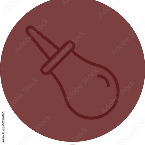 Enema Vector Line Maroon Circle Maroon