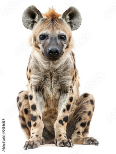 Hyena isolated on white background