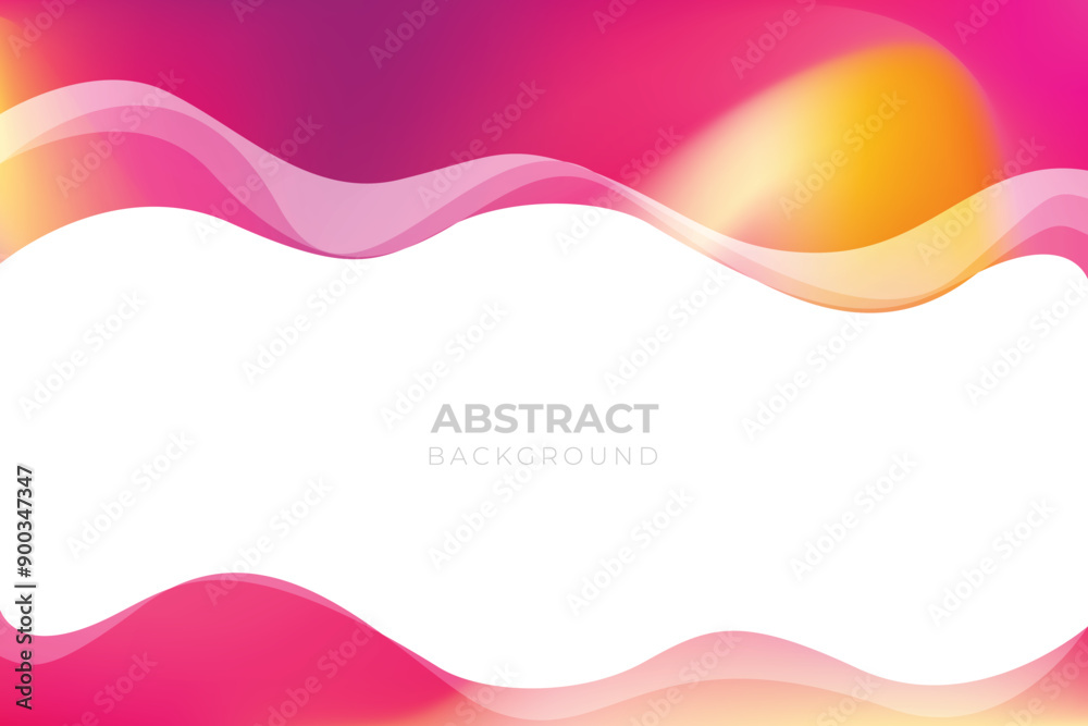 Fototapeta premium Modern fluid gradient background with curvy shapes Free Vector