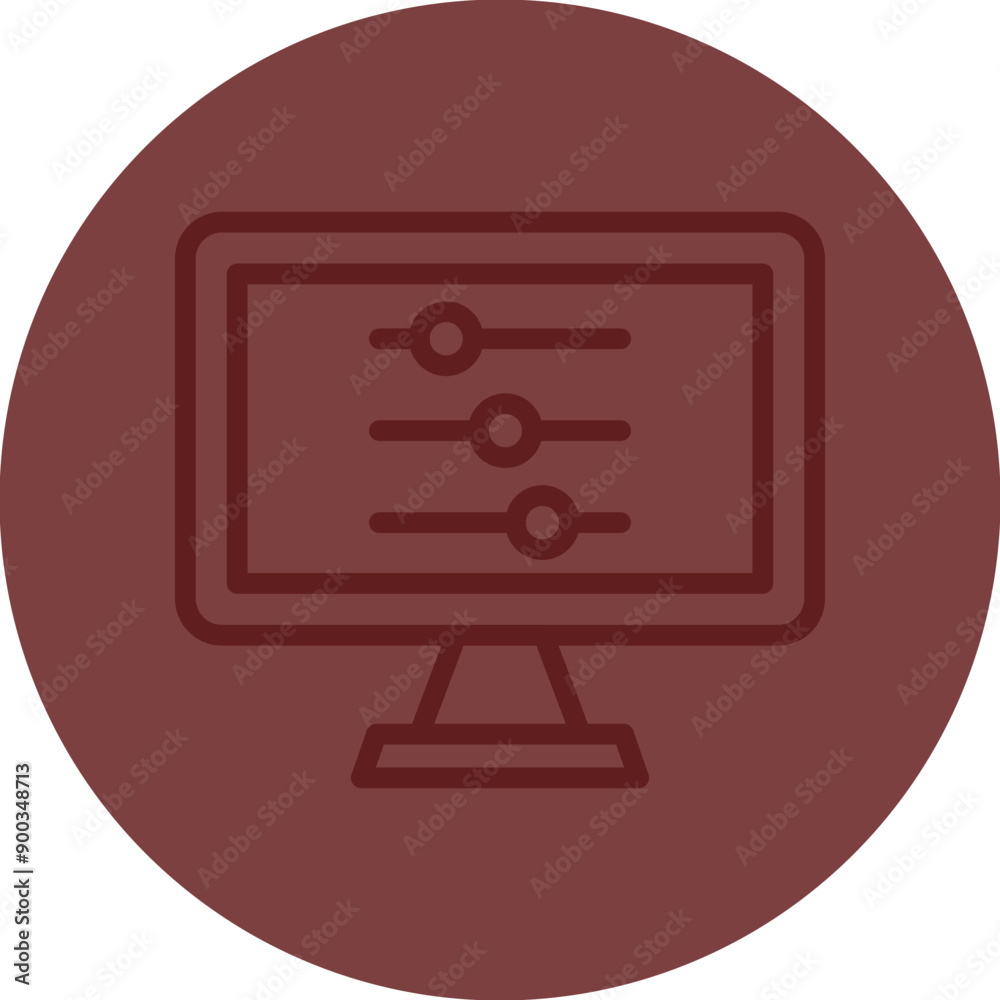 Options Vector Line Maroon Circle Maroon Options Vector Line Maroon Circle Maroon