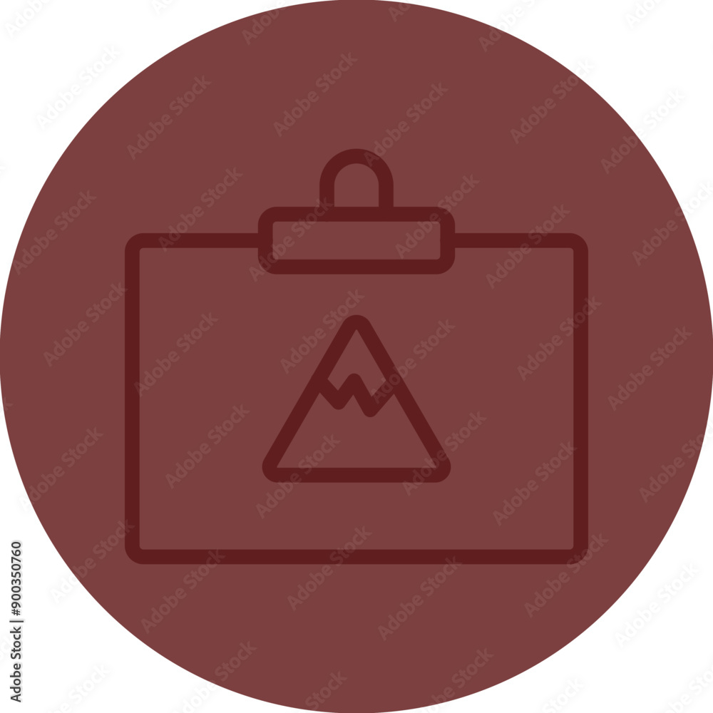 Ski Pass Vector Line Maroon Circle Maroon Ski Pass Vector Line Maroon Circle Maroon