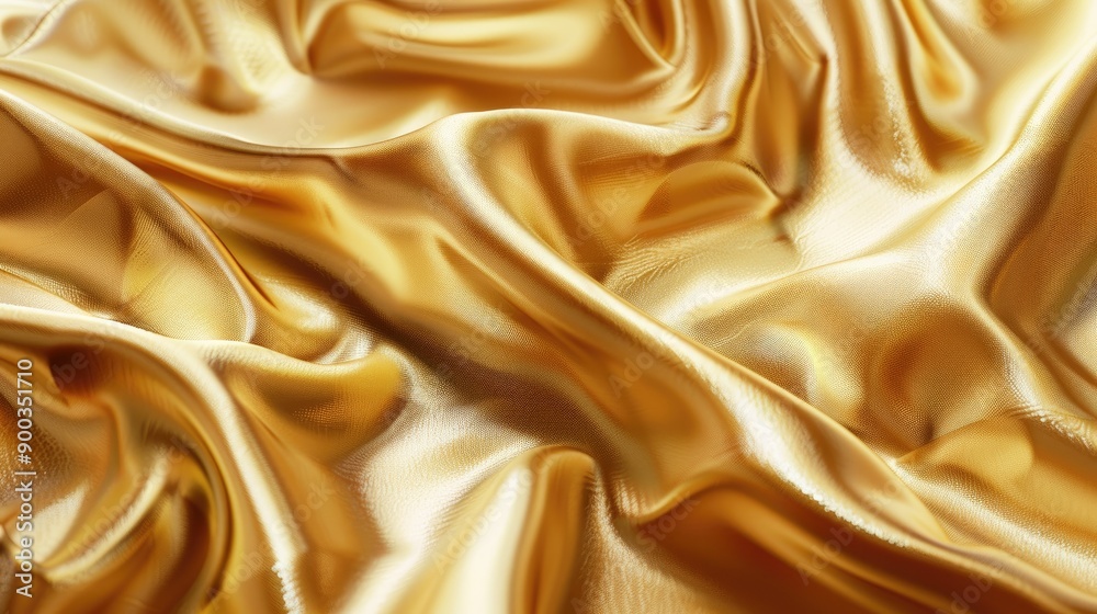 Elegant gold silk background with wave and light effects, creating a luxurious texture backdrop and abstract design element Elegant gold silk background with wave and light effects, creating a luxurious texture backdrop and abstract design element