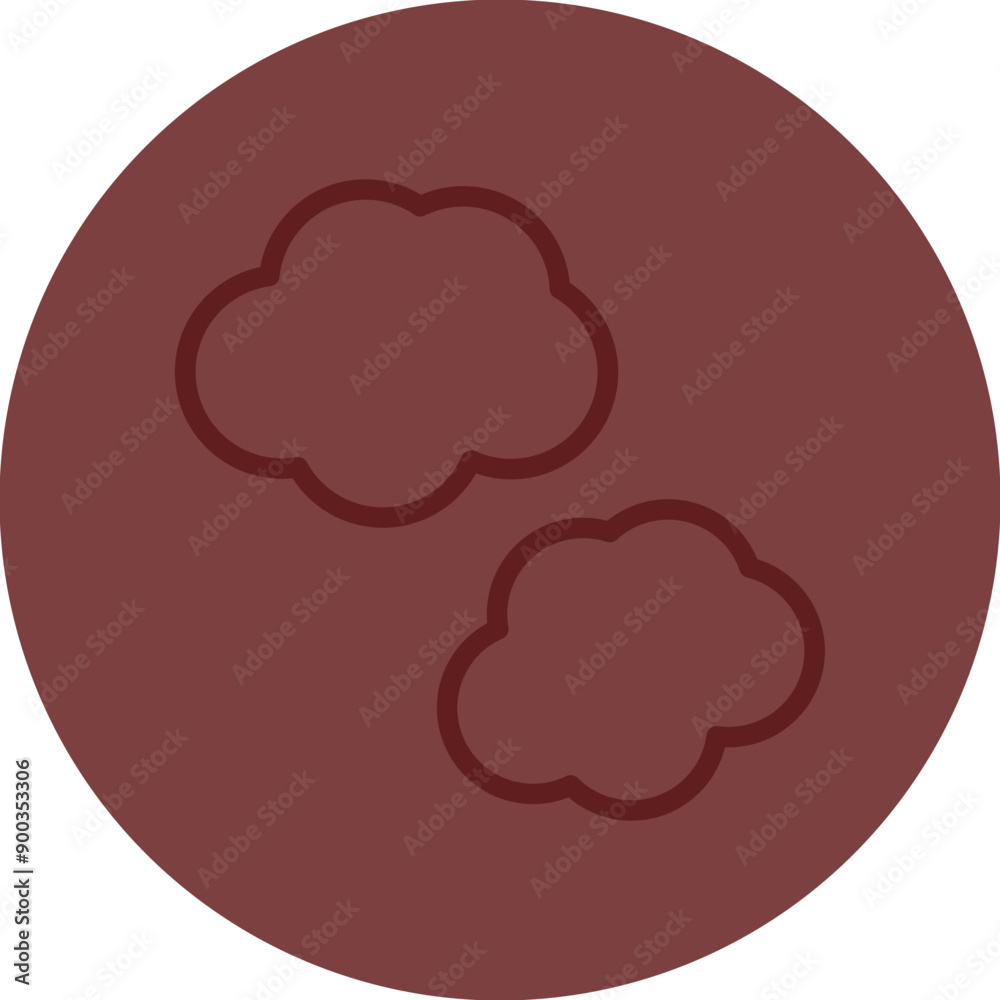 Cloud Vector Line Maroon Circle Maroon Cloud Vector Line Maroon Circle Maroon
