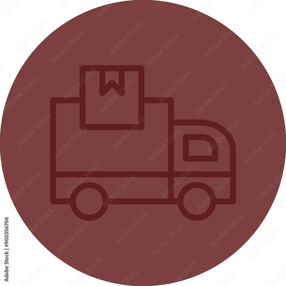 Shipping Vector Line Maroon Circle Maroon Shipping Vector Line Maroon Circle Maroon
