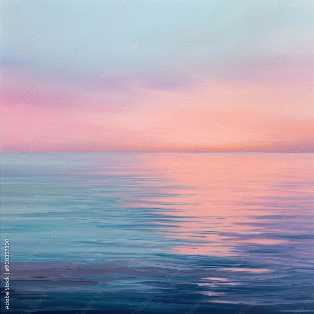 A serene sunset over tranquil lake waters with pastel clouds reflecting on calm water and a soft pink sky, evoking natural beauty. A serene sunset over tranquil lake waters with pastel clouds reflecting on calm water and a soft pink sky, evoking natural beauty.