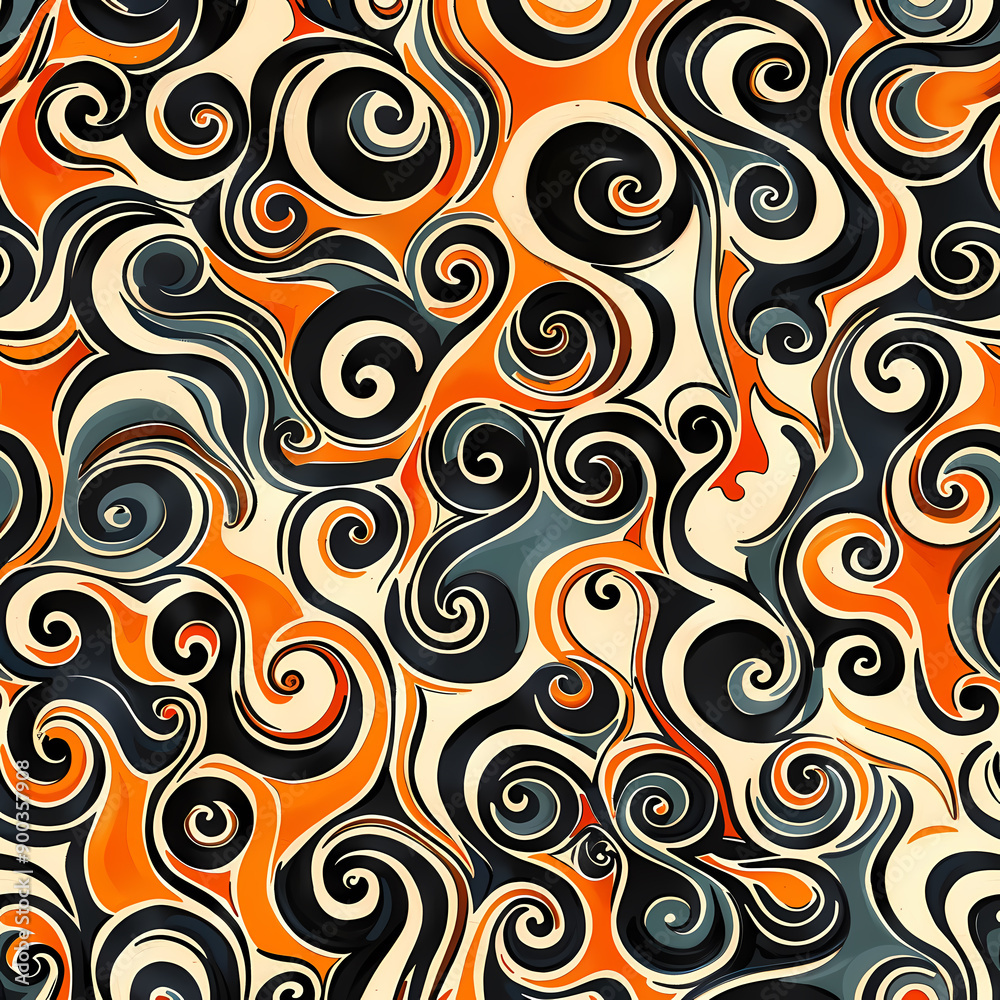 Vibrant Abstract Swirls Vibrant Abstract Swirls