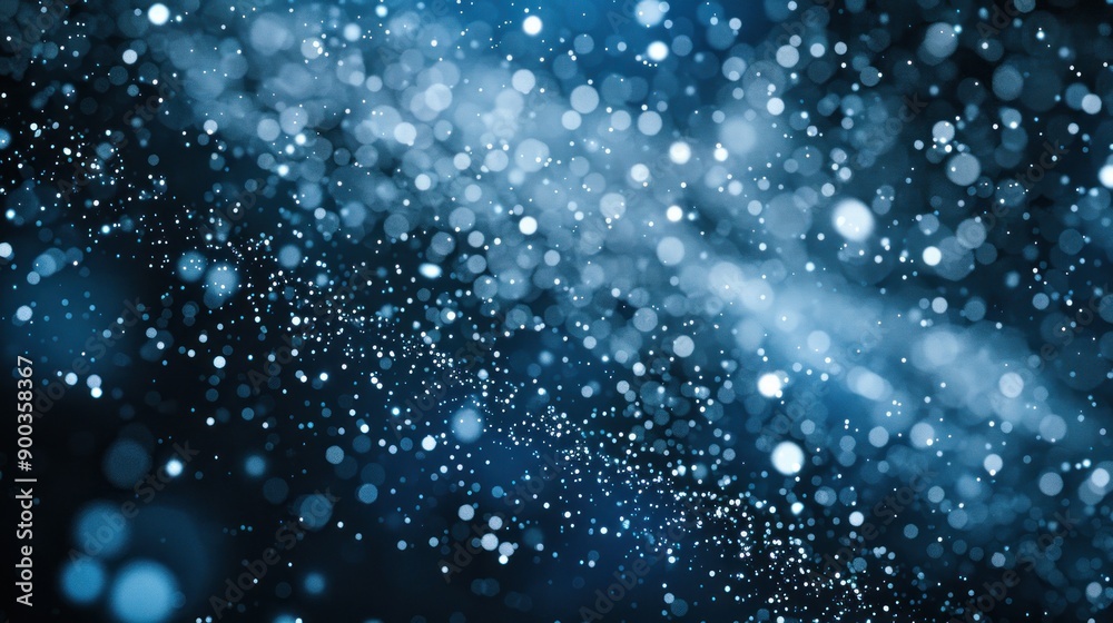 Abstract Blue Bokeh Background Abstract Blue Bokeh Background