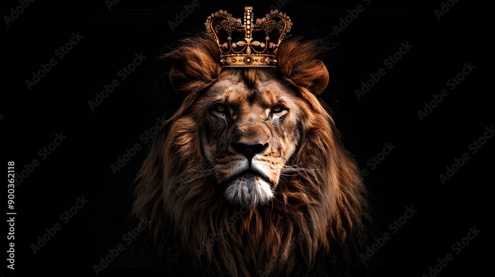 lion on black lion on black