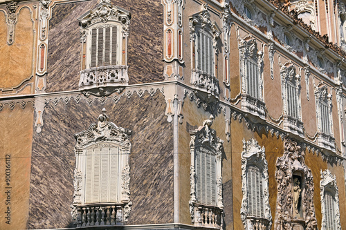 The National Museum of Ceramics and Sumptuary Arts detail,Valencia Spain