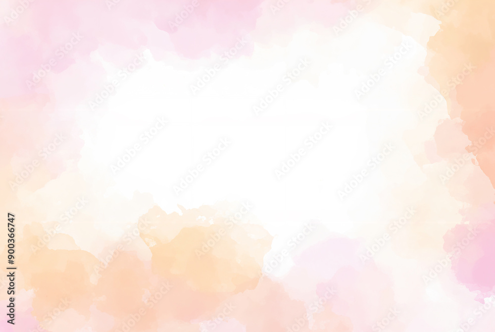 Elegant Pink and Gold Watercolor Splash Frame Background Elegant Pink and Gold Watercolor Splash Frame Background