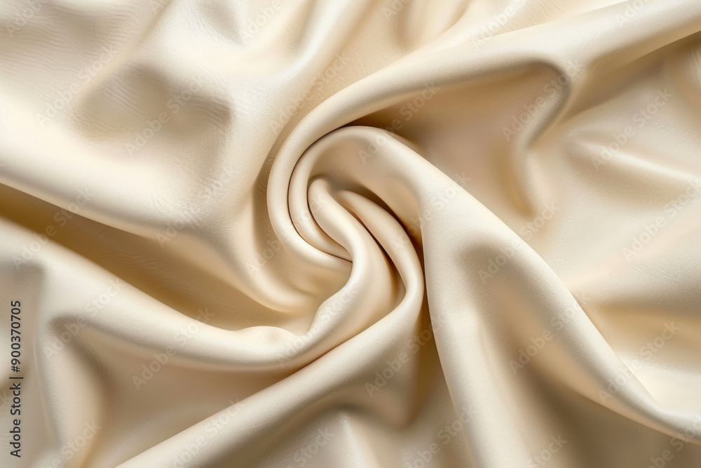 A closeup image of creamy leather draped in soft elegant folds A closeup image of creamy leather draped in soft elegant folds