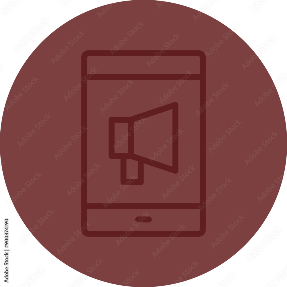 Digital Marketing Vector Line Maroon Circle Maroon Digital Marketing Vector Line Maroon Circle Maroon