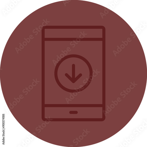Download Vector Line Maroon Circle Maroon