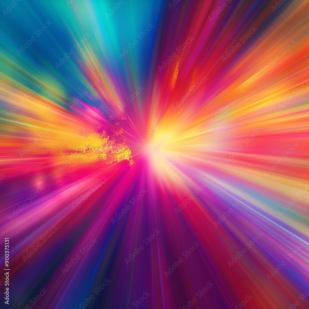 Obraz premium Concentrated Gradient Effect: Vibrant Conceptual Design