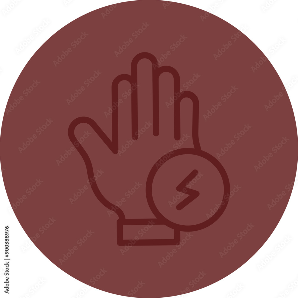 Gloves Vector Line Maroon Circle Maroon Gloves Vector Line Maroon Circle Maroon