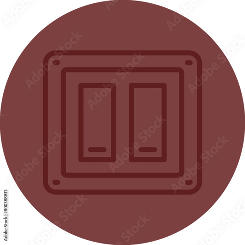 Switcher Vector Line Maroon Circle Maroon