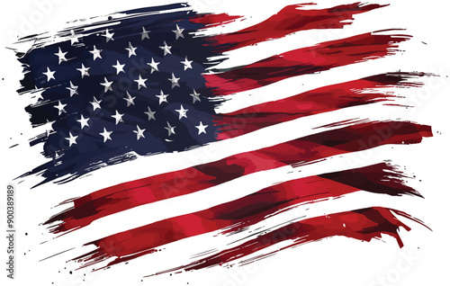 American Grunge Flag