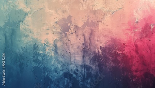 Wallpaper Mural Abstract Wall Texture with Blue and Red Hues Torontodigital.ca