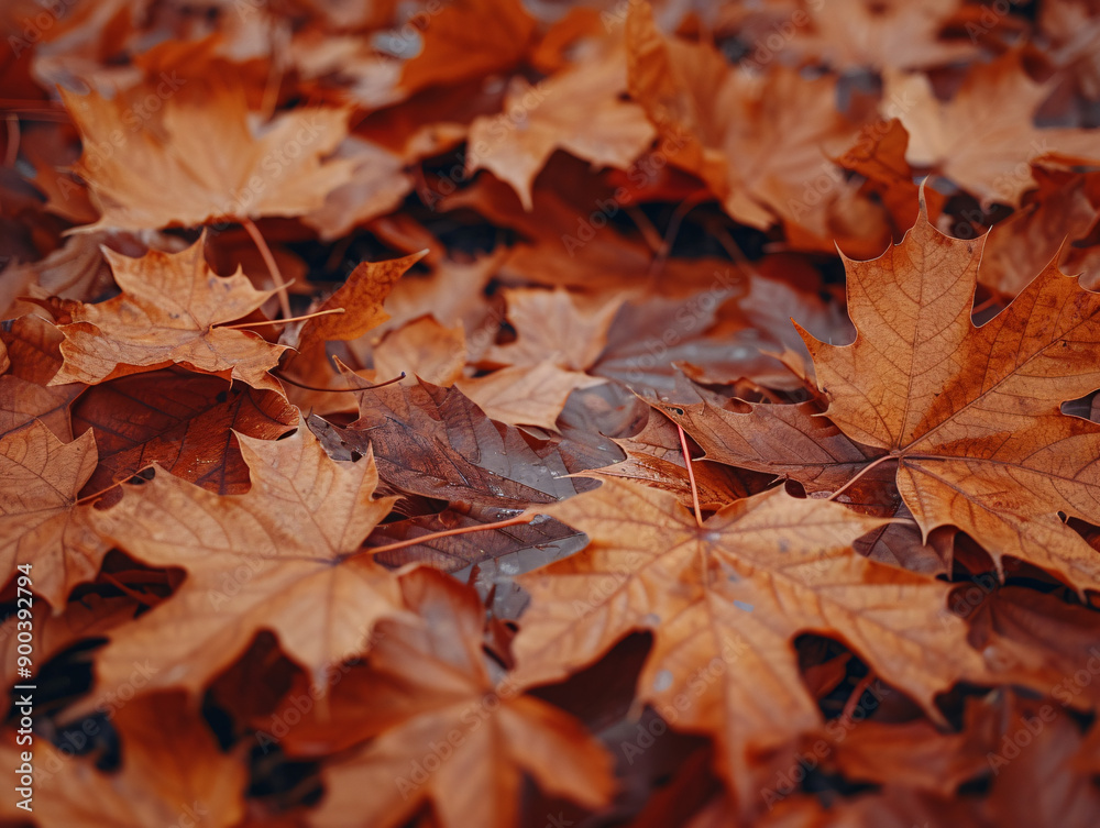 a close-up of a variety of autumn leaves in shades of orange, yellow, red, and green a close-up of a variety of autumn leaves in shades of orange, yellow, red, and green