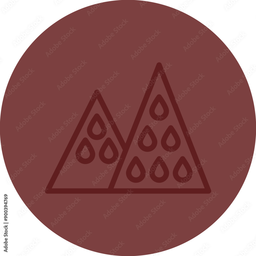 Melting Ice Caps Vector Line Maroon Circle Maroon Melting Ice Caps Vector Line Maroon Circle Maroon