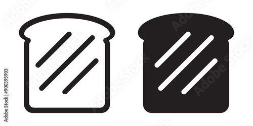 Bread slices icon.