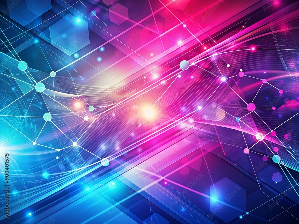 Vibrant pink and blue abstract background illustrating information technology roadmap with dynamic shapes and lines, ideal for cover pages and digital presentations. Vibrant pink and blue abstract background illustrating information technology roadmap with dynamic shapes and lines, ideal for cover pages and digital presentations.