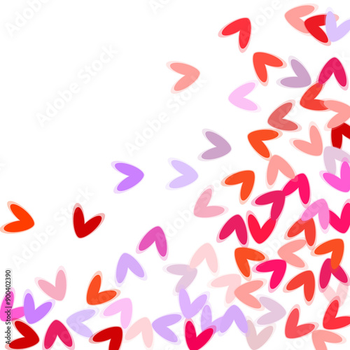 Symbol of love. Copy space.