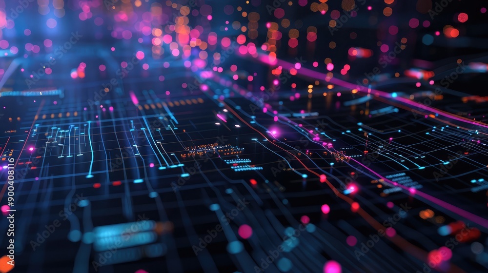 3D financial timeline with data points, representing historical financial data. 3D financial timeline with data points, representing historical financial data.