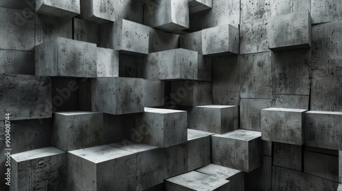 Abstract Concrete Wall
