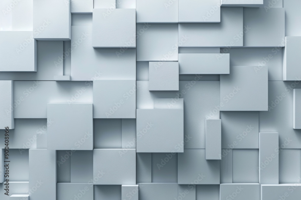 A geometric pattern of gray cubes with subtle textures creating a modern and abstract design A geometric pattern of gray cubes with subtle textures creating a modern and abstract design