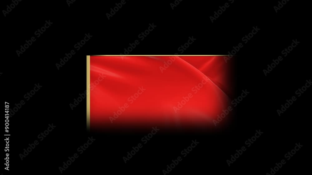 Square red silk background title bar, alpha channel Square red silk background title bar, alpha channel