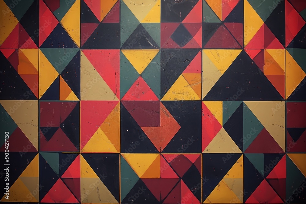 black and white photo of wall with pattern of triangles, geometric pattern with repeating squares and triangles black and white photo of wall with pattern of triangles, geometric pattern with repeating squares and triangles