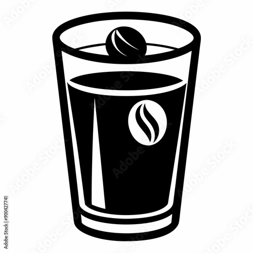 coffee Silhouette Vector Illustration