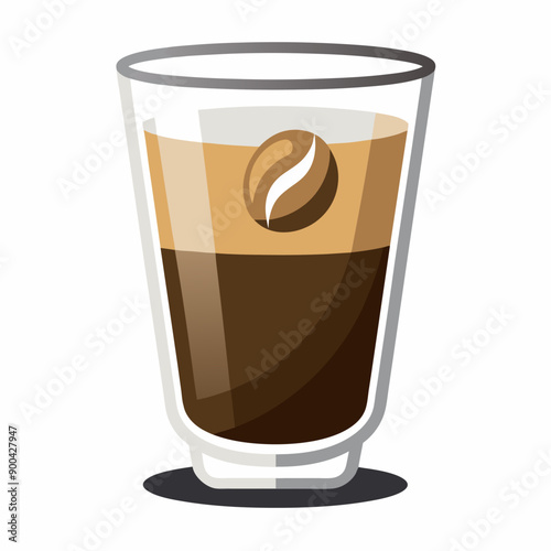 coffee Silhouette Vector Illustration